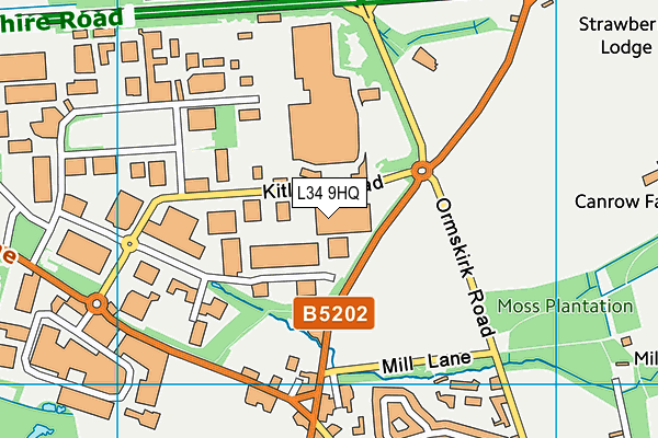 L34 9HQ map - OS VectorMap District (Ordnance Survey)