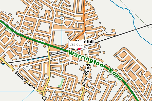 L35 0LL map - OS VectorMap District (Ordnance Survey)