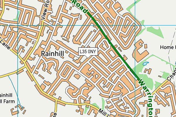L35 0NY map - OS VectorMap District (Ordnance Survey)