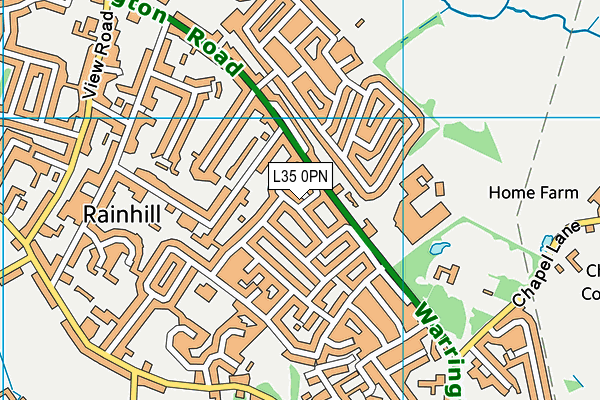 L35 0PN map - OS VectorMap District (Ordnance Survey)