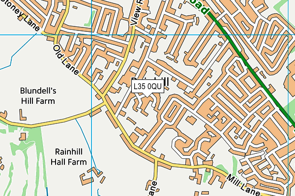 L35 0QU map - OS VectorMap District (Ordnance Survey)