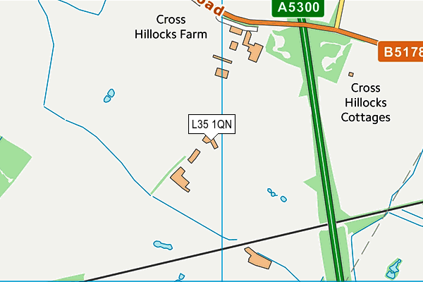L35 1QN map - OS VectorMap District (Ordnance Survey)