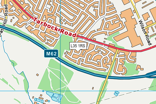 L35 1RS map - OS VectorMap District (Ordnance Survey)