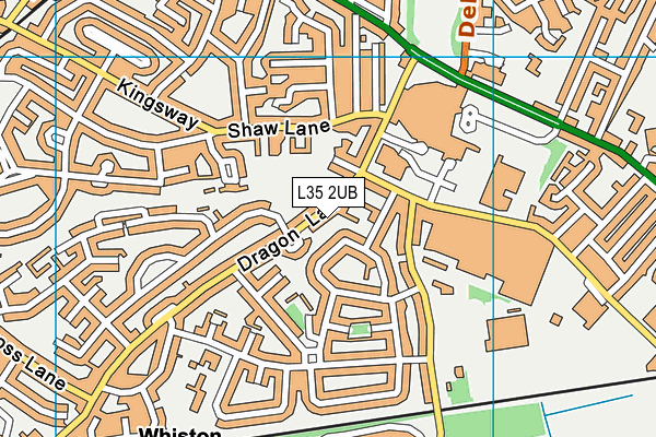 L35 2UB map - OS VectorMap District (Ordnance Survey)