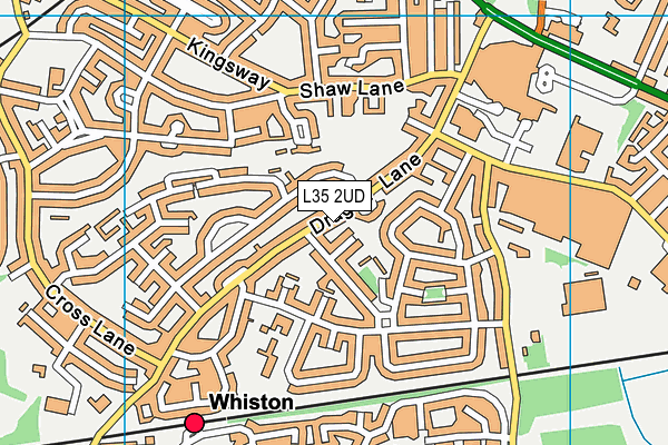 L35 2UD map - OS VectorMap District (Ordnance Survey)