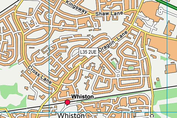 L35 2UE map - OS VectorMap District (Ordnance Survey)
