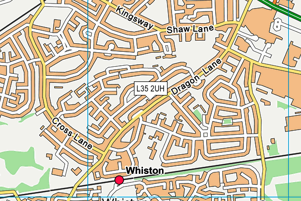 L35 2UH map - OS VectorMap District (Ordnance Survey)