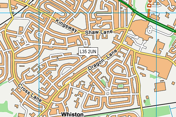 L35 2UN map - OS VectorMap District (Ordnance Survey)