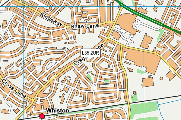 L35 2UR map - OS VectorMap District (Ordnance Survey)