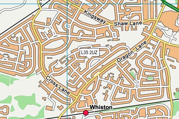 L35 2UZ map - OS VectorMap District (Ordnance Survey)