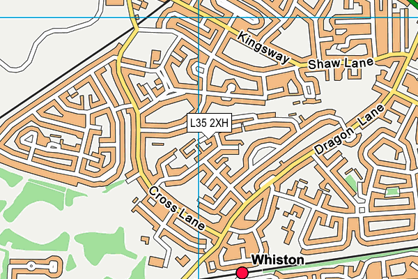 L35 2XH map - OS VectorMap District (Ordnance Survey)
