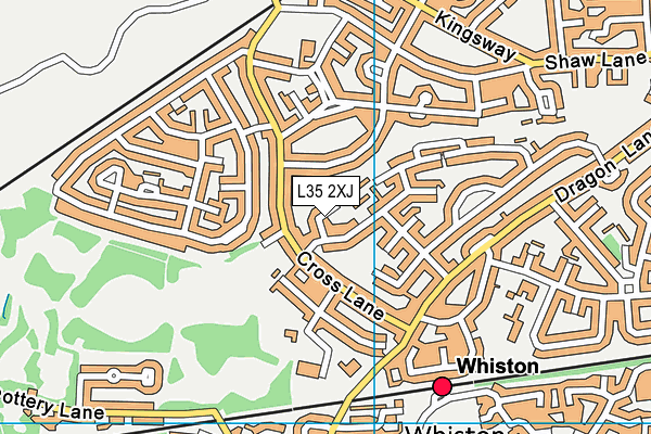 L35 2XJ map - OS VectorMap District (Ordnance Survey)