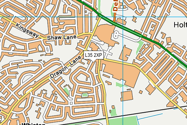 L35 2XP map - OS VectorMap District (Ordnance Survey)