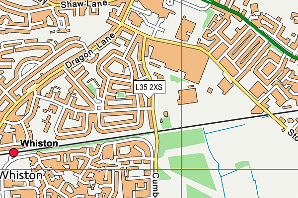 L35 2XS map - OS VectorMap District (Ordnance Survey)