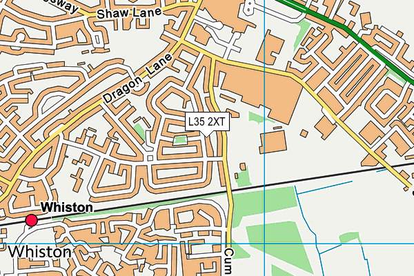 L35 2XT map - OS VectorMap District (Ordnance Survey)