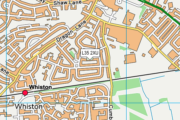 L35 2XU map - OS VectorMap District (Ordnance Survey)