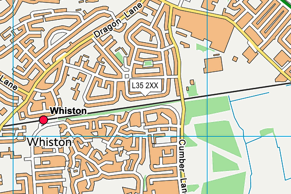 L35 2XX map - OS VectorMap District (Ordnance Survey)