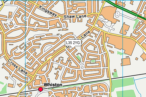 L35 2YG map - OS VectorMap District (Ordnance Survey)