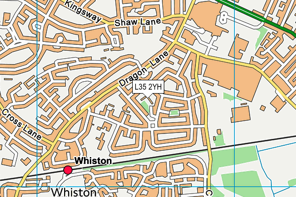 L35 2YH map - OS VectorMap District (Ordnance Survey)