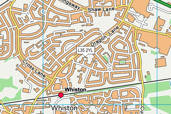 L35 2YL map - OS VectorMap District (Ordnance Survey)