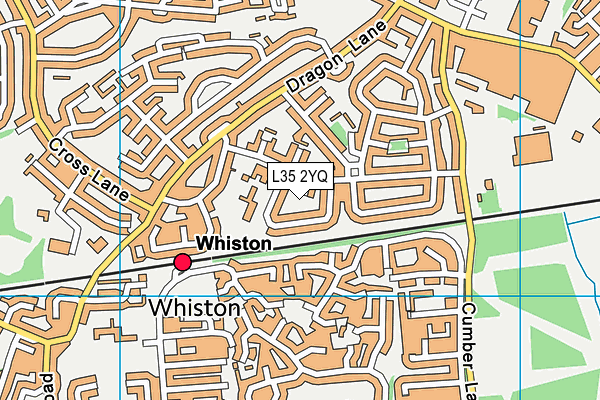 L35 2YQ map - OS VectorMap District (Ordnance Survey)