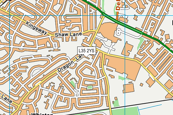 L35 2YS map - OS VectorMap District (Ordnance Survey)