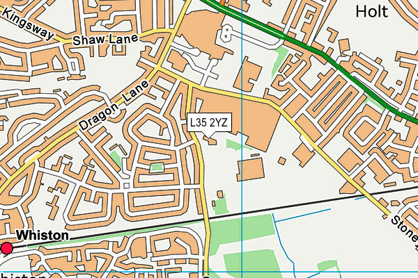L35 2YZ map - OS VectorMap District (Ordnance Survey)