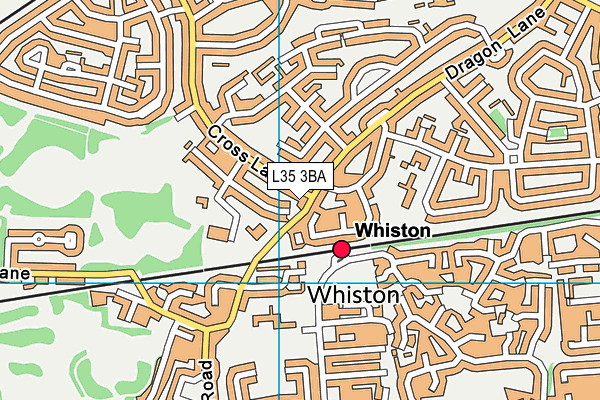 L35 3BA map - OS VectorMap District (Ordnance Survey)