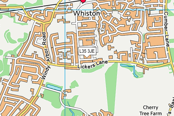 L35 3JE map - OS VectorMap District (Ordnance Survey)