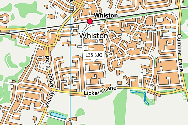 L35 3JQ map - OS VectorMap District (Ordnance Survey)