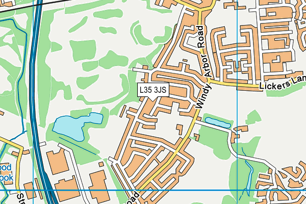 L35 3JS map - OS VectorMap District (Ordnance Survey)