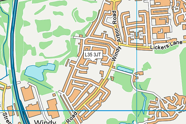 L35 3JT map - OS VectorMap District (Ordnance Survey)