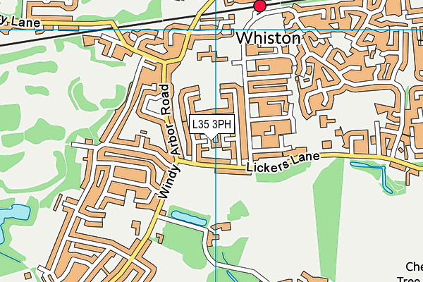 L35 3PH map - OS VectorMap District (Ordnance Survey)