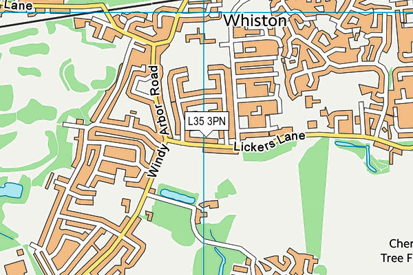 L35 3PN map - OS VectorMap District (Ordnance Survey)