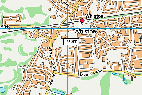 L35 3PP map - OS VectorMap District (Ordnance Survey)