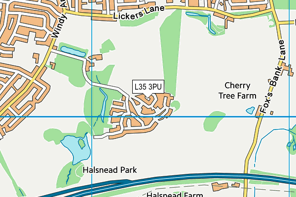 L35 3PU map - OS VectorMap District (Ordnance Survey)