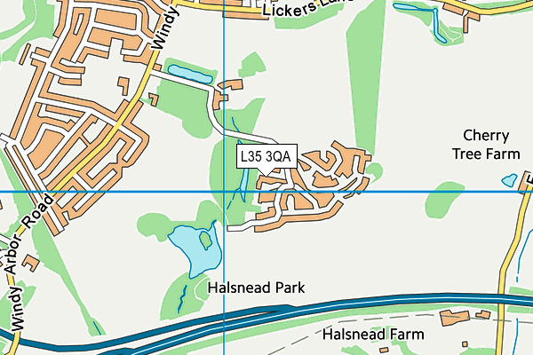 L35 3QA map - OS VectorMap District (Ordnance Survey)