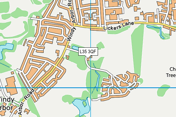 L35 3QF map - OS VectorMap District (Ordnance Survey)