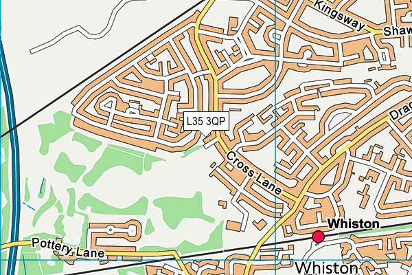 L35 3QP map - OS VectorMap District (Ordnance Survey)
