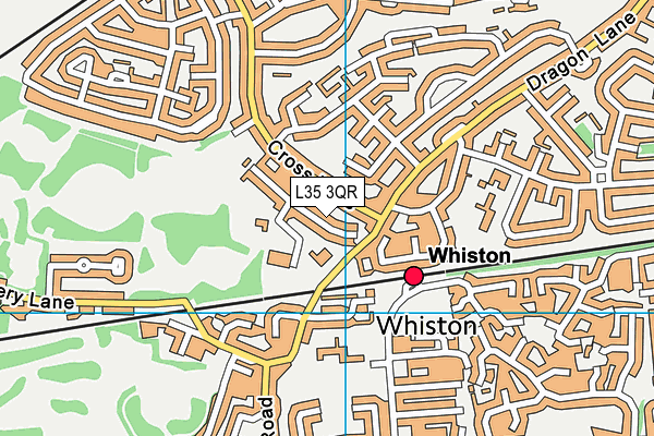L35 3QR map - OS VectorMap District (Ordnance Survey)