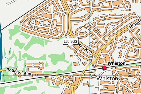 L35 3QS map - OS VectorMap District (Ordnance Survey)