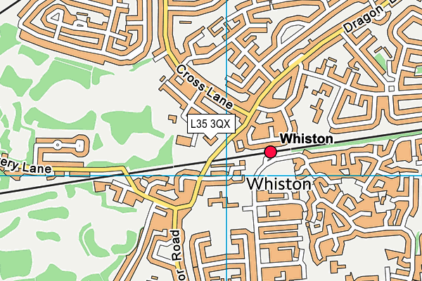 L35 3QX map - OS VectorMap District (Ordnance Survey)