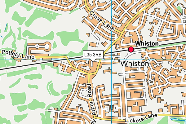 L35 3RB map - OS VectorMap District (Ordnance Survey)