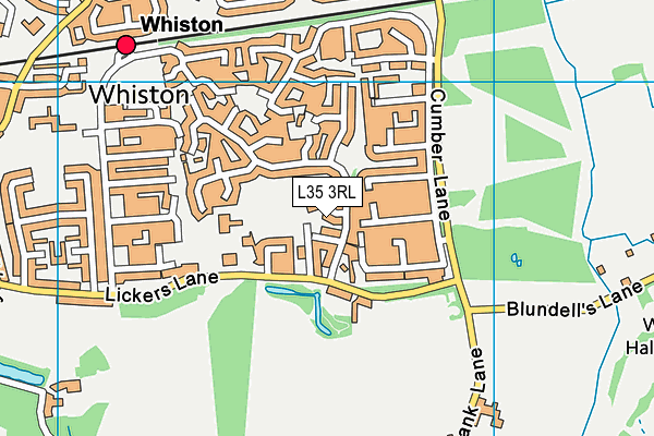 L35 3RL map - OS VectorMap District (Ordnance Survey)
