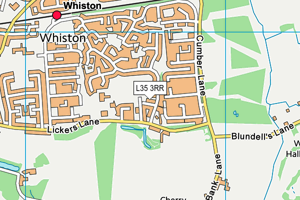 L35 3RR map - OS VectorMap District (Ordnance Survey)