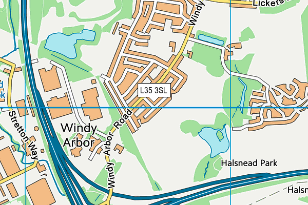 L35 3SL map - OS VectorMap District (Ordnance Survey)