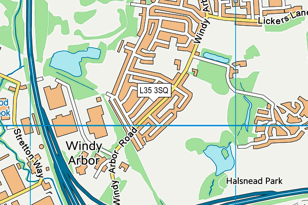 L35 3SQ map - OS VectorMap District (Ordnance Survey)