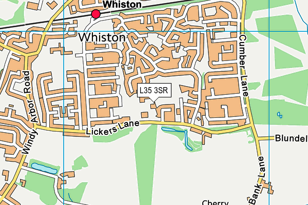 L35 3SR map - OS VectorMap District (Ordnance Survey)