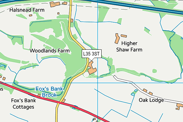 L35 3ST map - OS VectorMap District (Ordnance Survey)