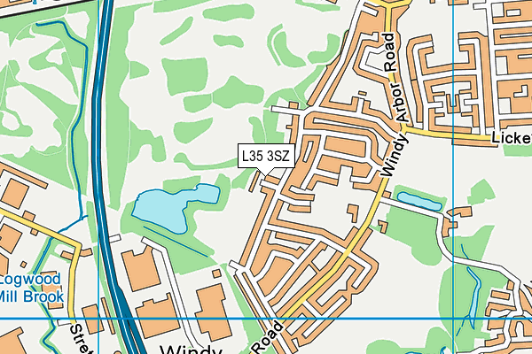 L35 3SZ map - OS VectorMap District (Ordnance Survey)